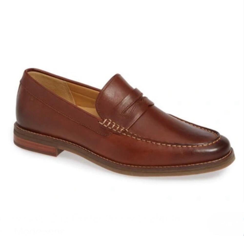 SPERRY | Top-Sider Gold Cup Men's‎ Leather Penny Loafers Brown Tan | Size 13